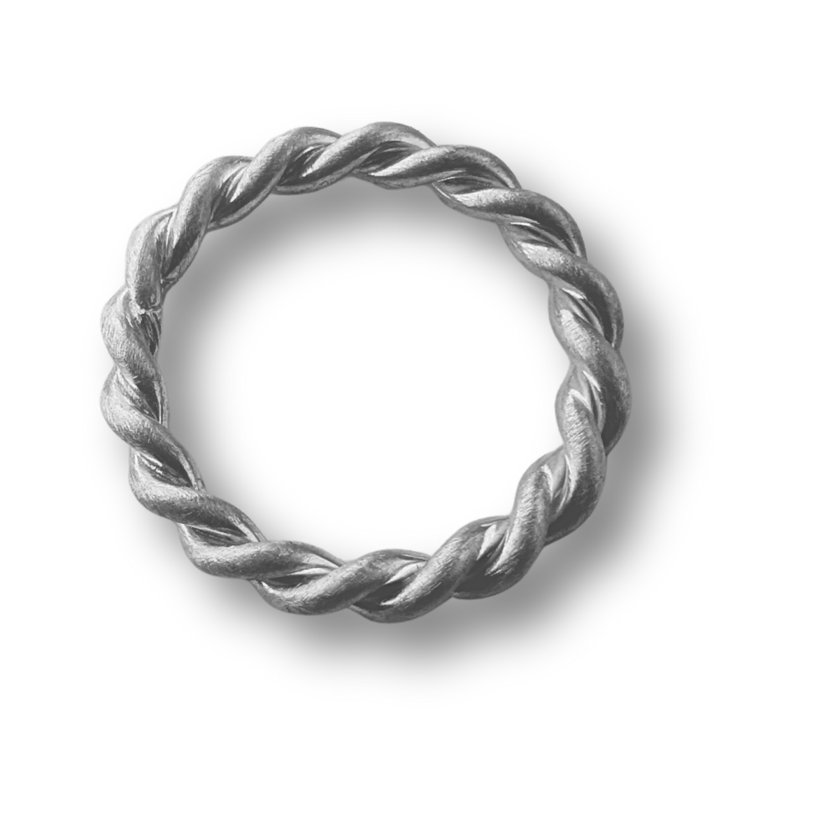 Twisted Silver Rings - Sizes 6.75, 9, 10