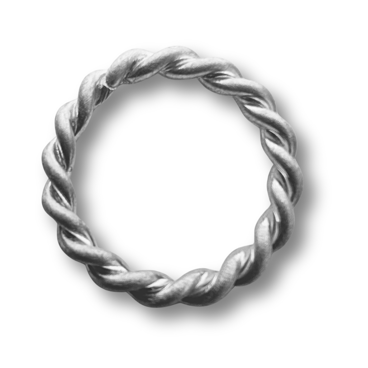 Twisted Silver Rings - Sizes 6.75, 9, 10