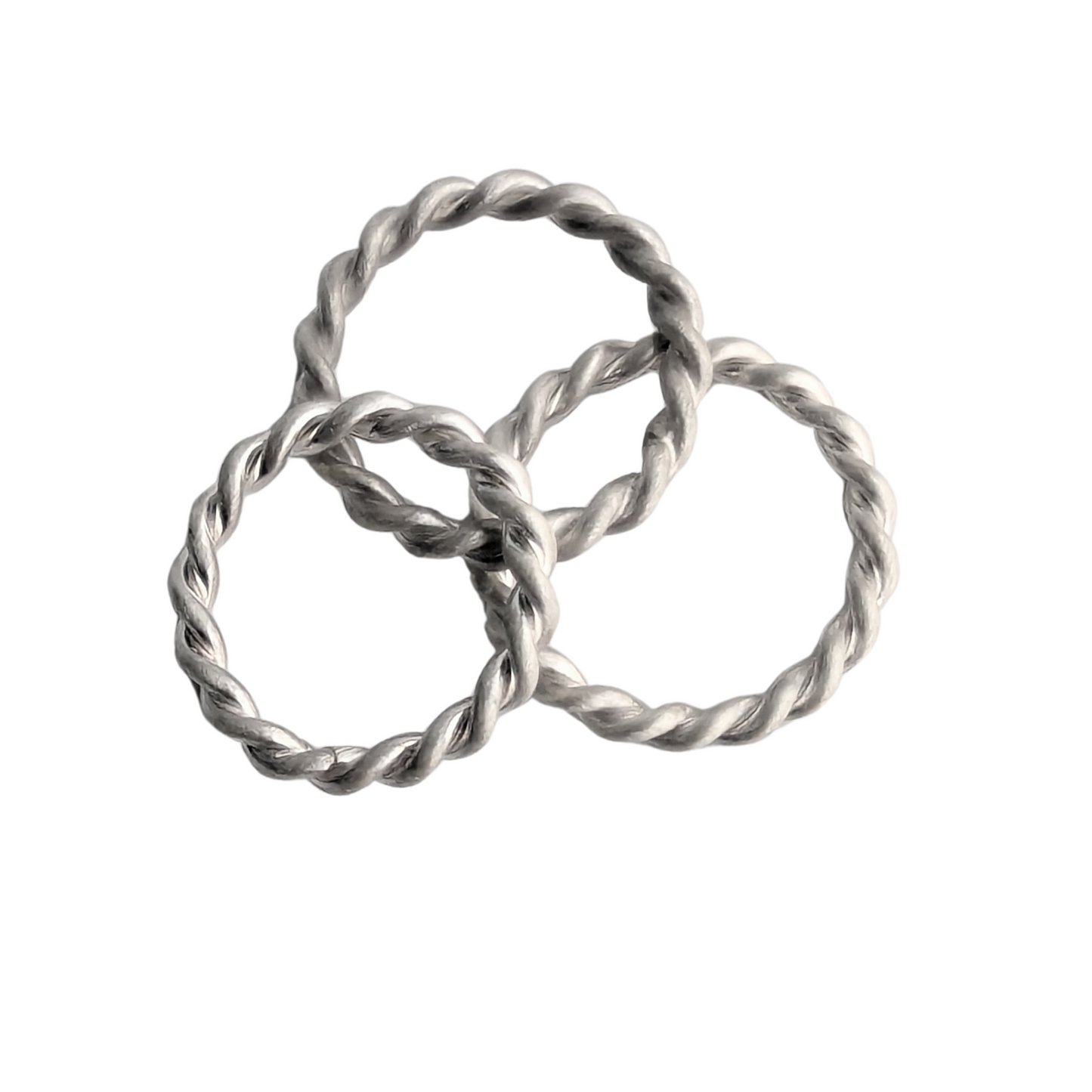 Twisted Silver Ring