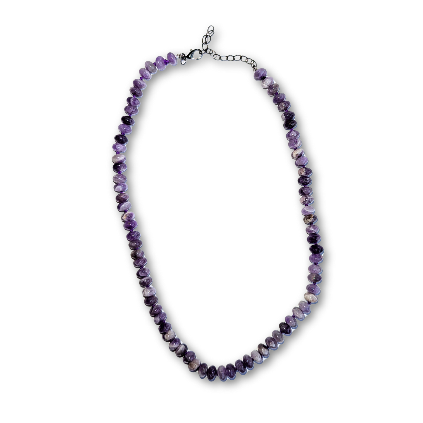 Chevron Amethyst Necklace