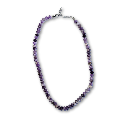 Chevron Amethyst Necklace