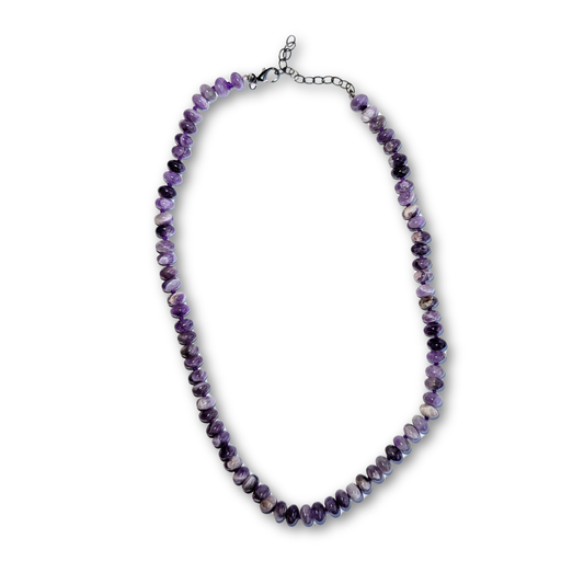 Chevron Amethyst Necklace