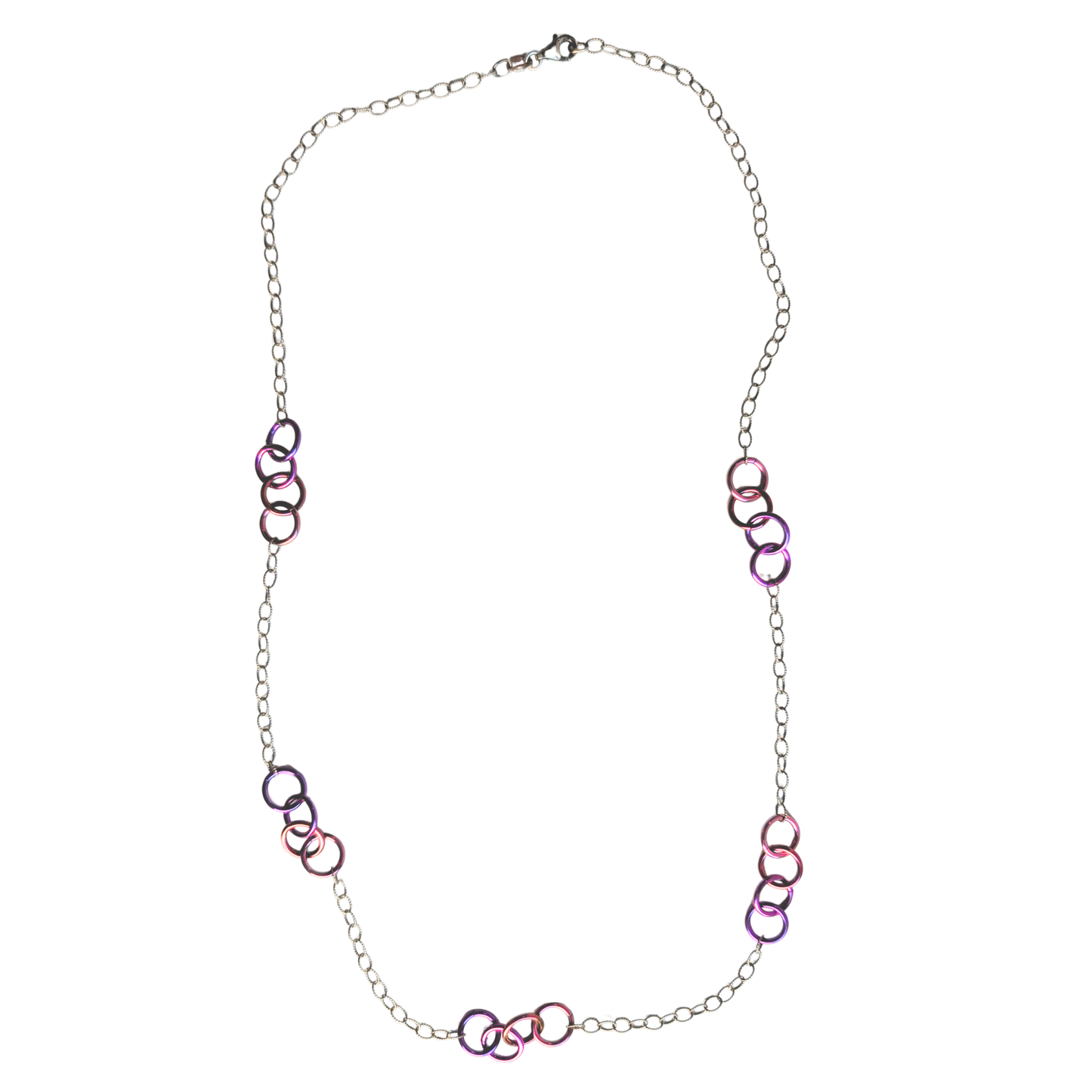 Niobium Sunset Sterling Silver Necklace