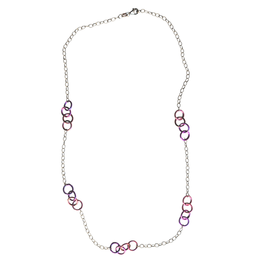 Niobium Sunset Sterling Silver Necklace