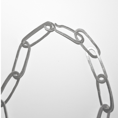 Handmade Large Paperclip Necklace