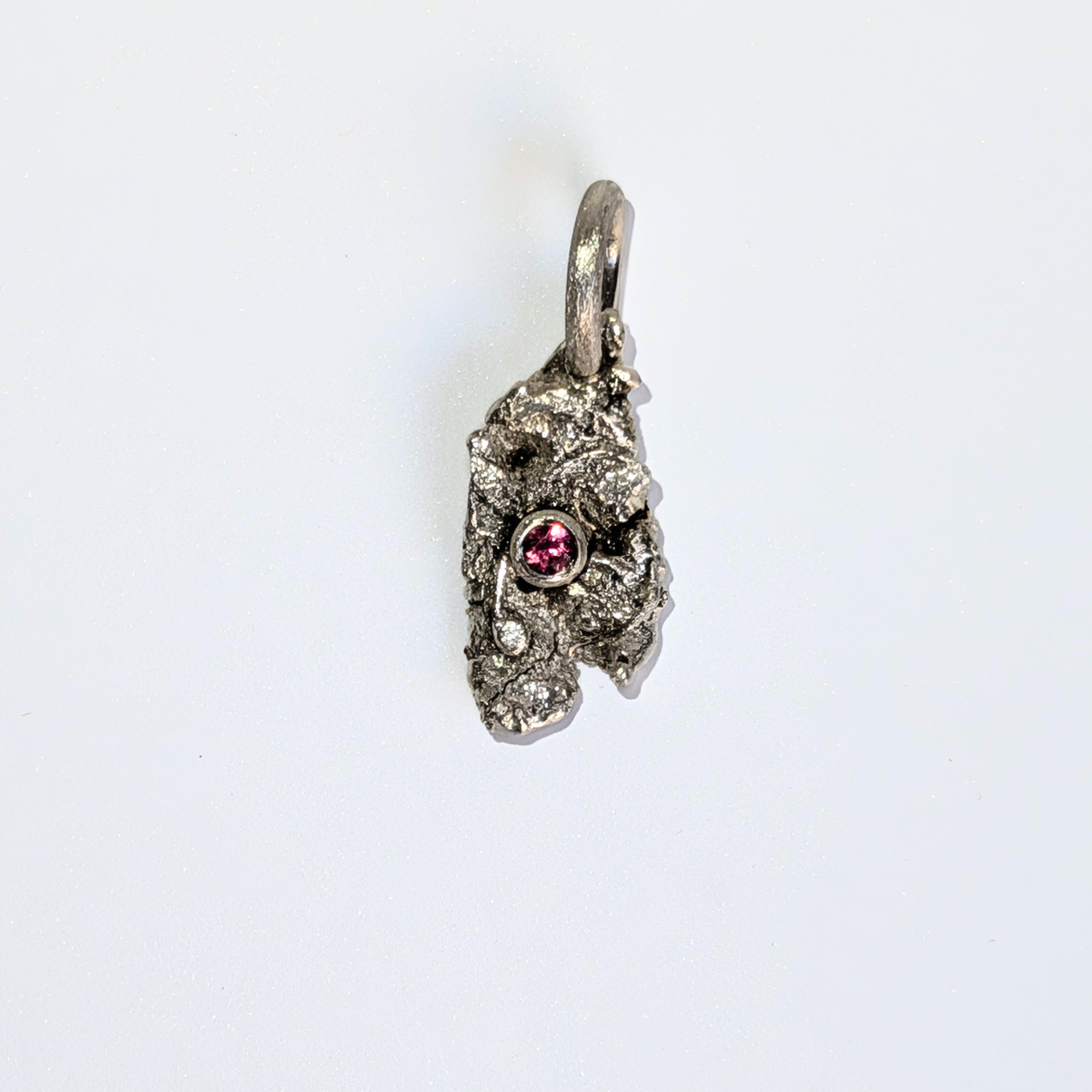 Medium Molten Pink Spinel Charm
