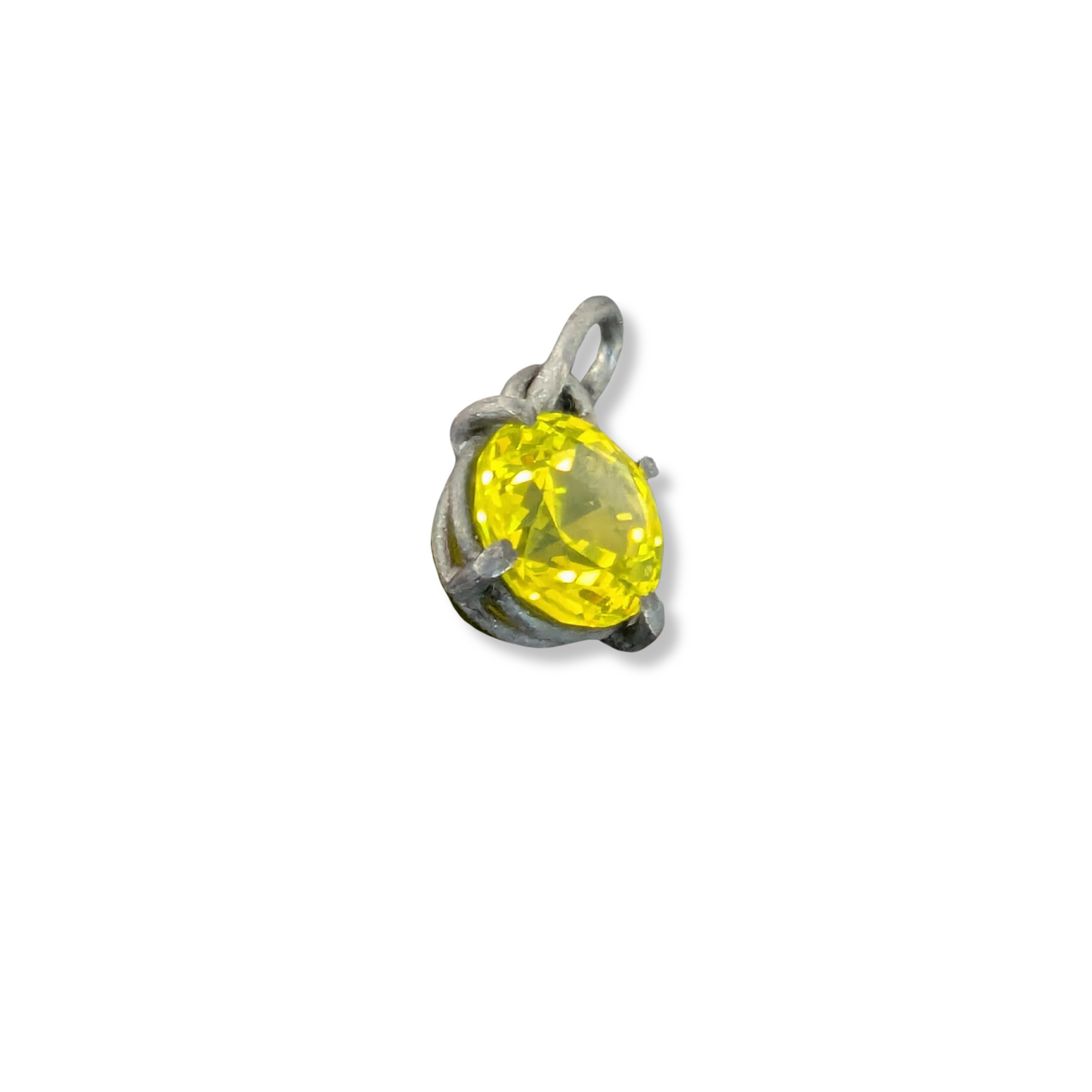 Yellow YAG Claw Pendant