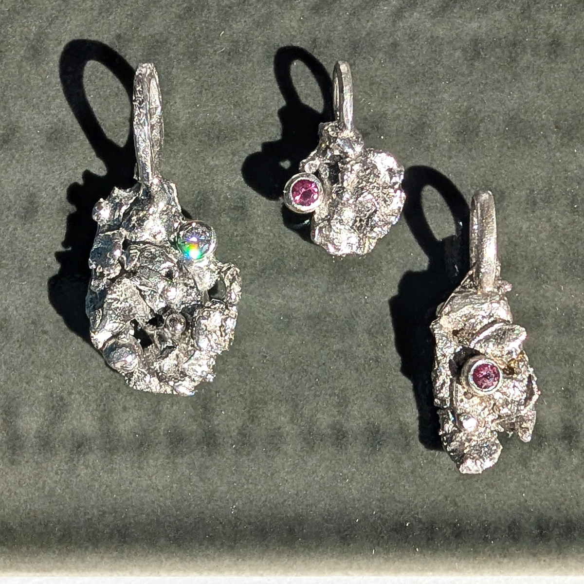 Large Molten Diamond Charm