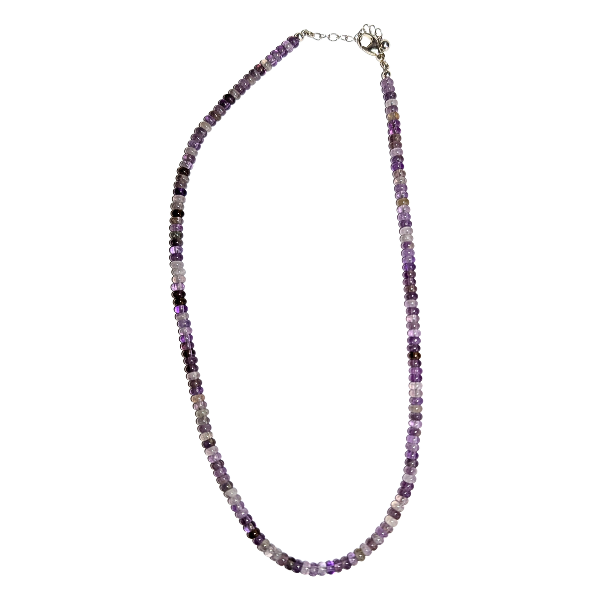 Amethyst Necklace with Sterling Silver
