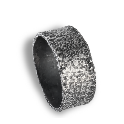 Wide Dark Sand Ring - Size 8.75