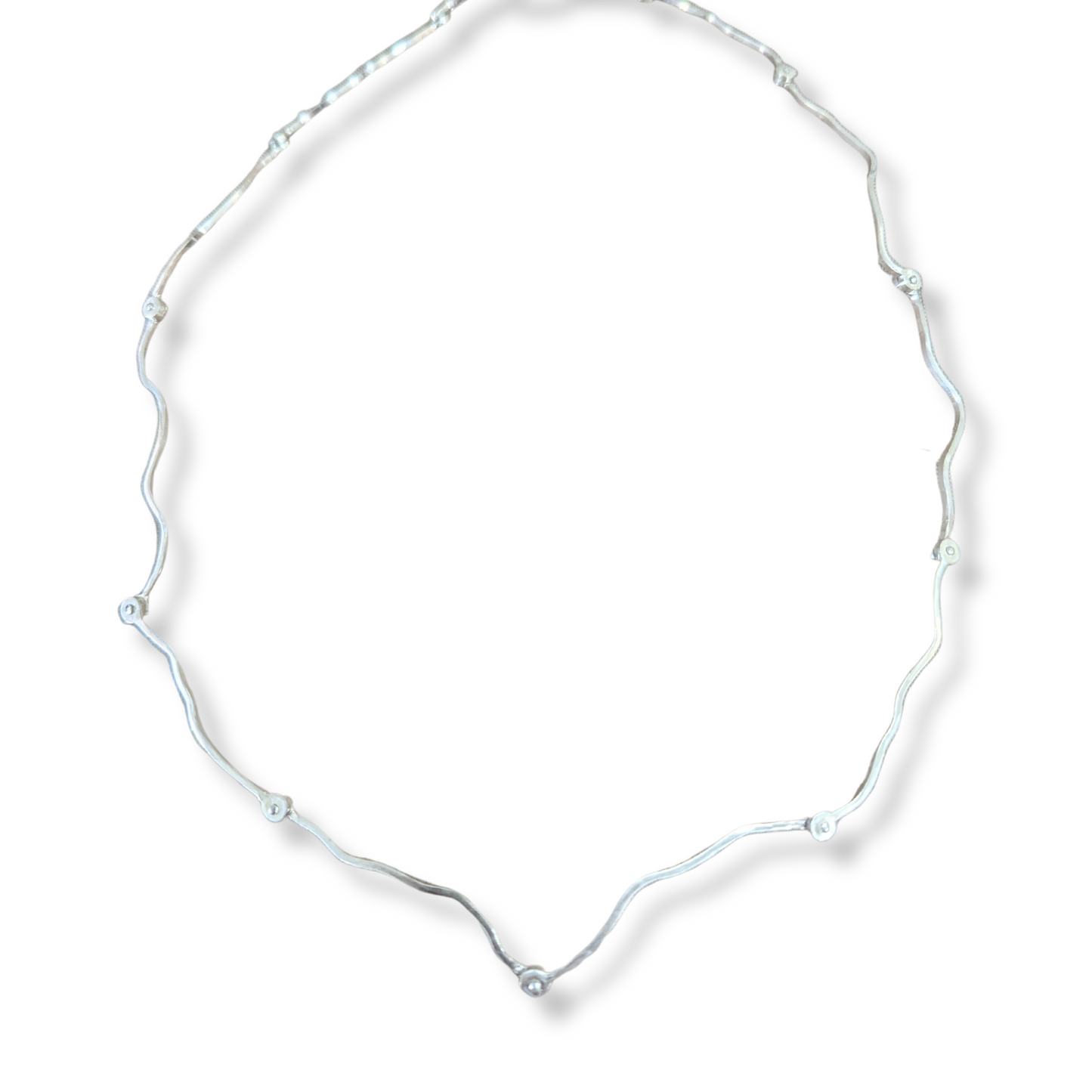 Silver Waves Necklace