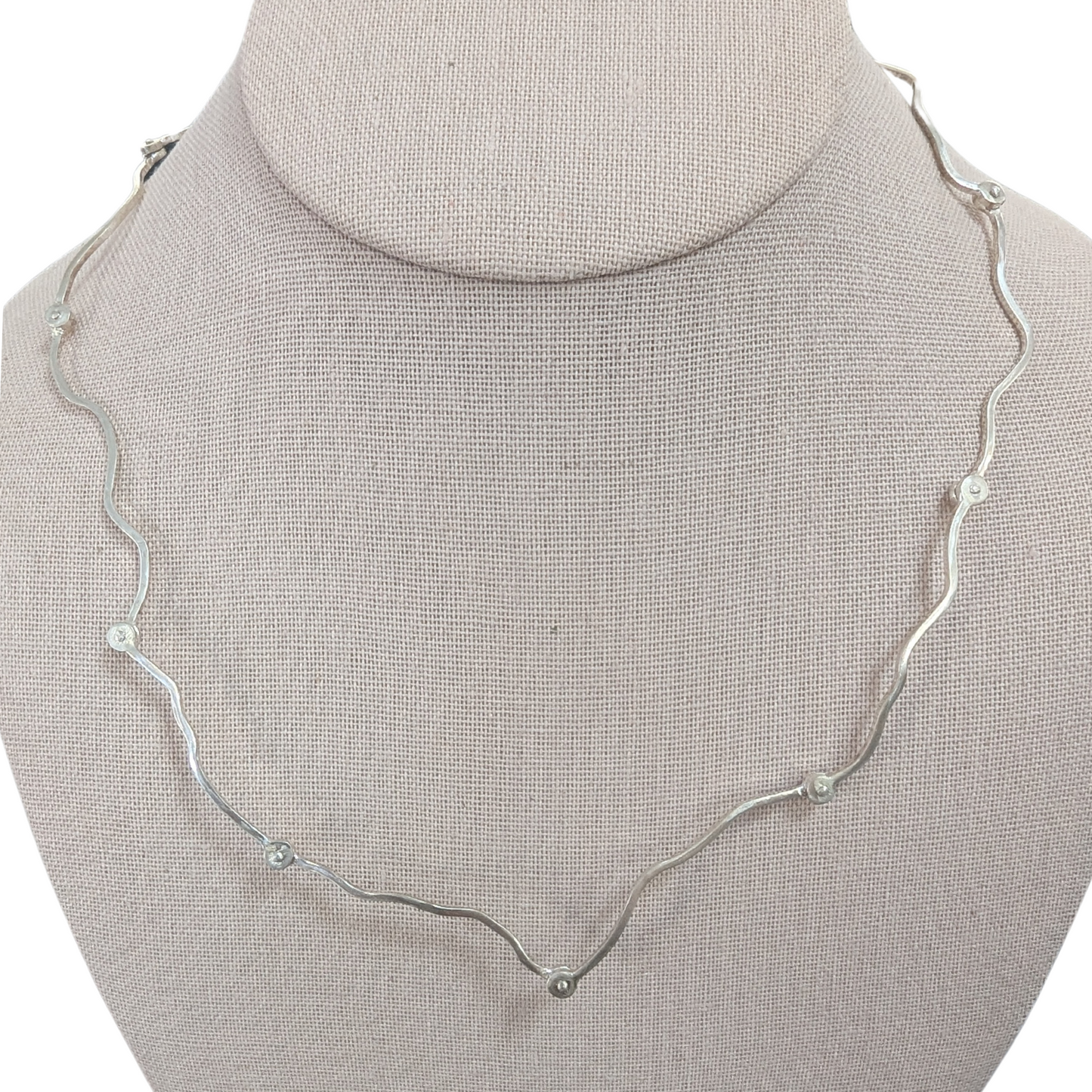 Silver Waves Necklace