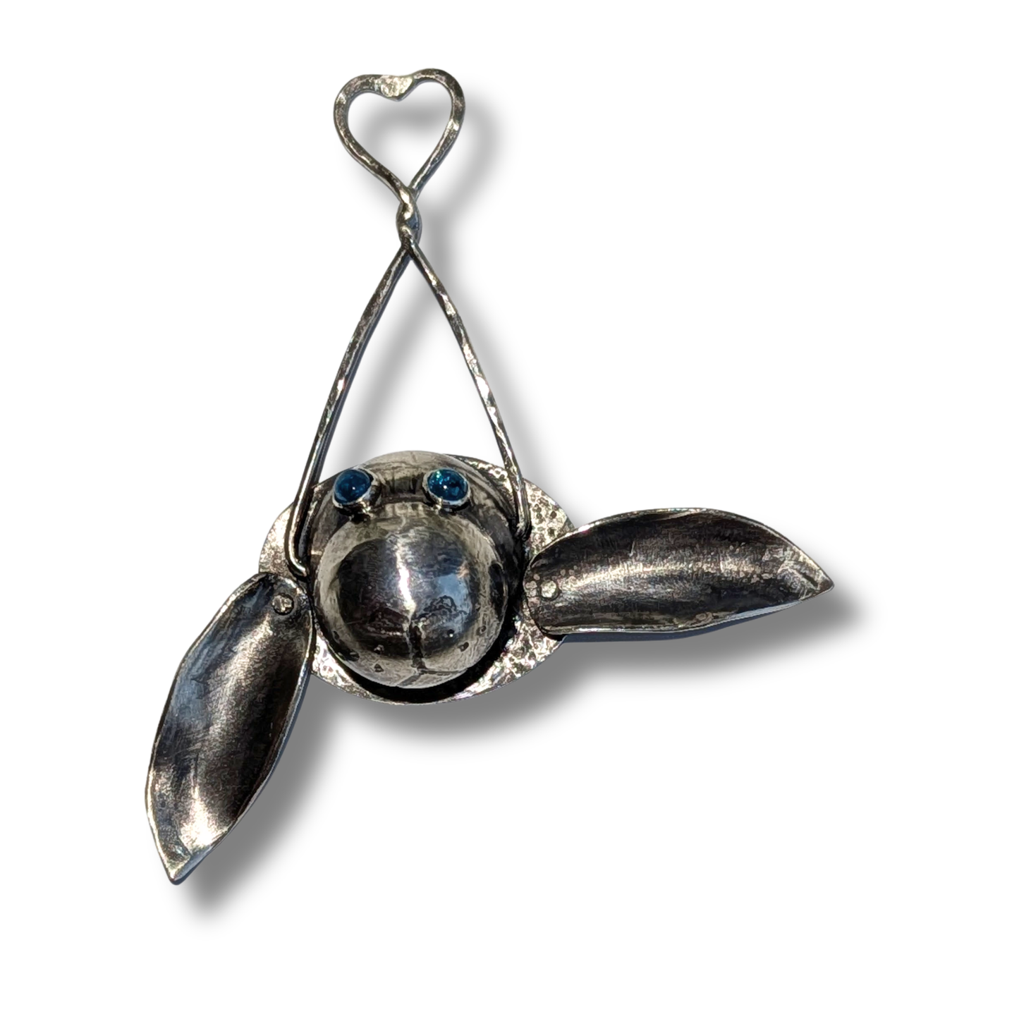 Sterling Silver Manatee Pendant