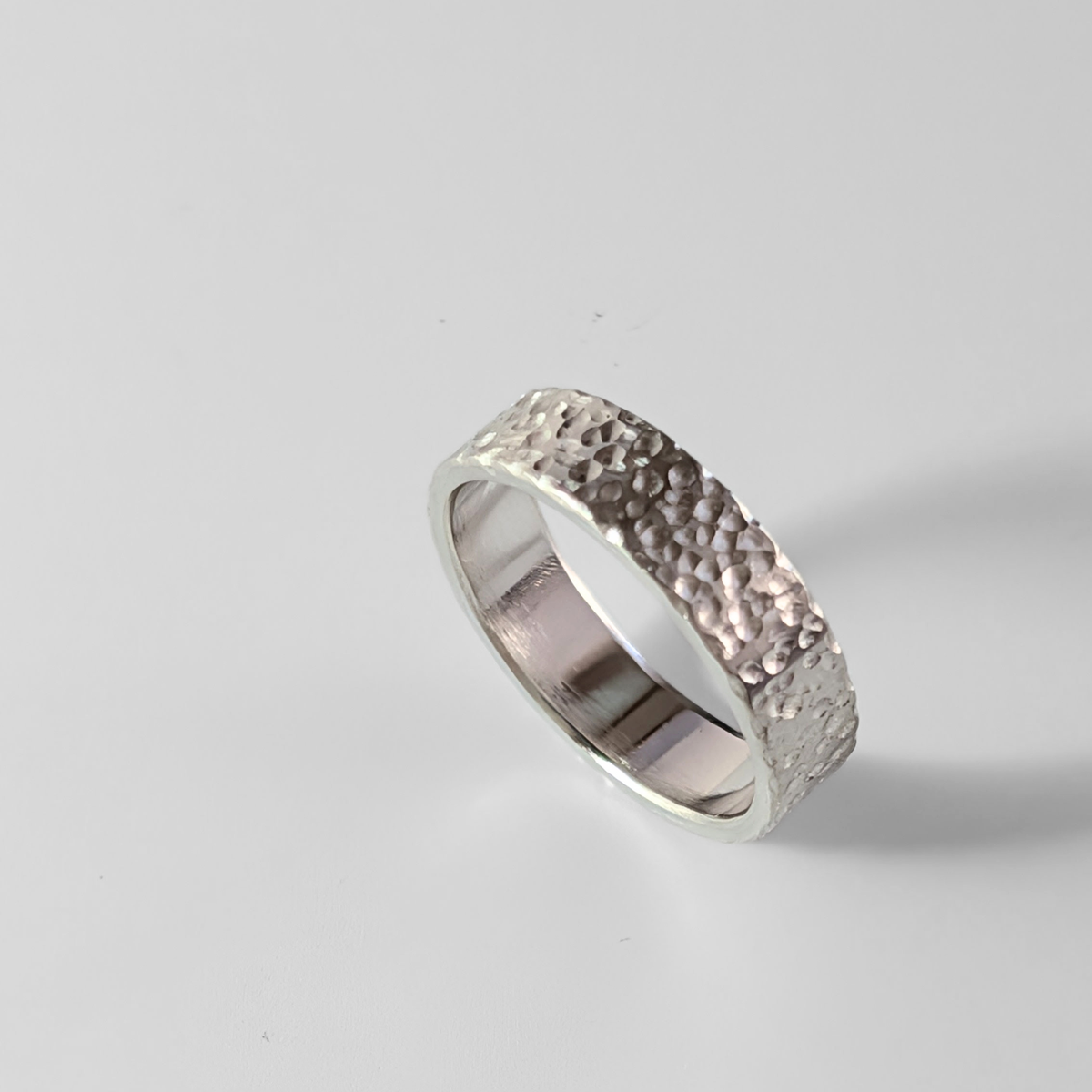 Silver Confetti Dots Ring - Size 7