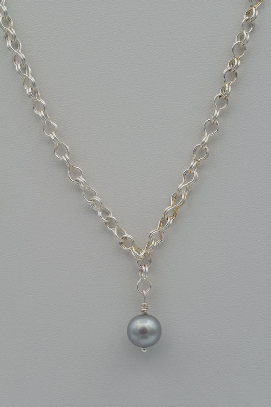 Sailors Chain with Single Pearl