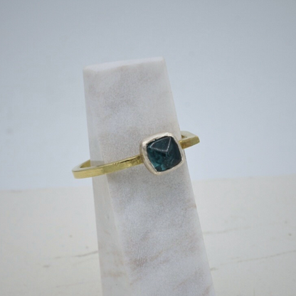 Teal Sugarloaf Ring