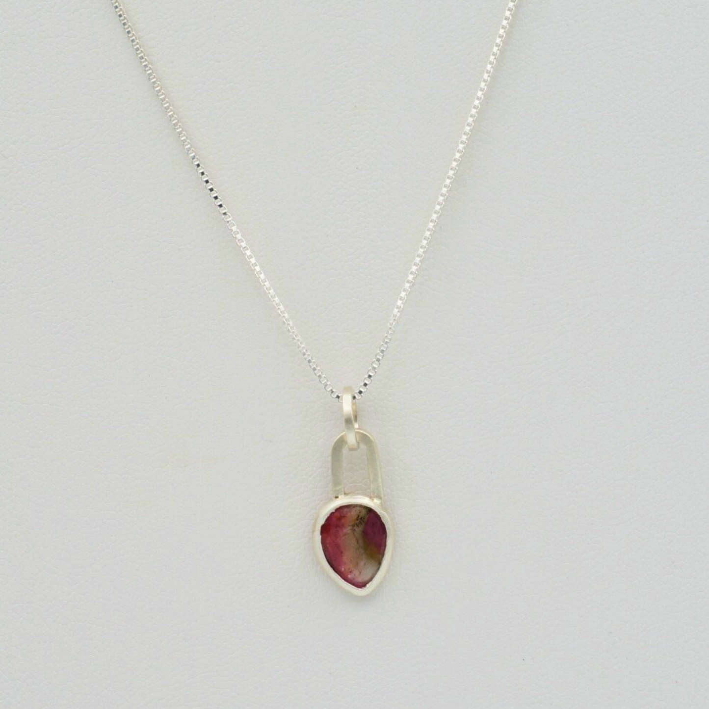 Rosecut Tourmaline Pendant